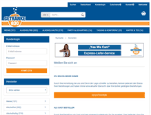 Tablet Screenshot of getraenke030.de